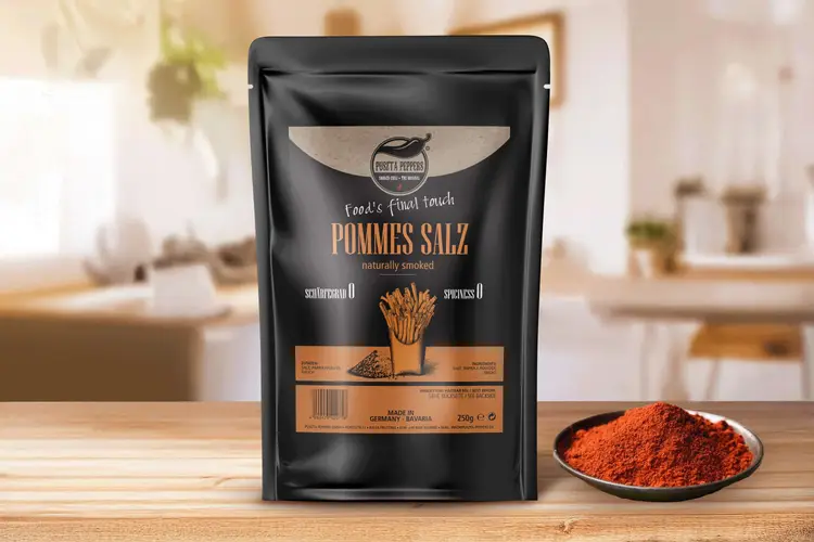 Puszta Peppers GmbH Beuteletiketten Pommes Salz